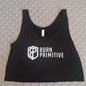 Born Primitive Black Tank Top with White Logo